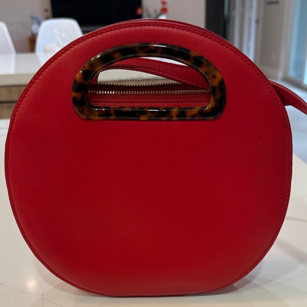 Loeffler Randall Red Mini Bag with Structured Design - Picture 3 of 9
